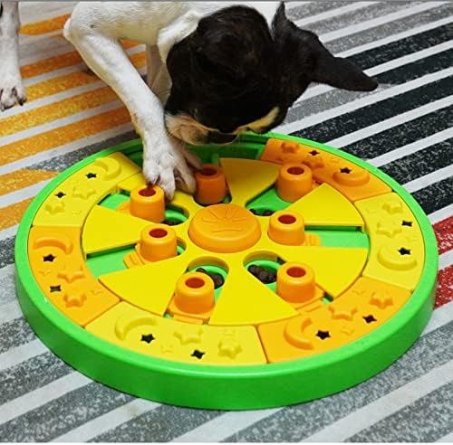 Brinquedo de alimentador de quebra -cabeças de cães Scizorito Para um cão grande, médio e pequeno, com alimentos para animais de estimação,