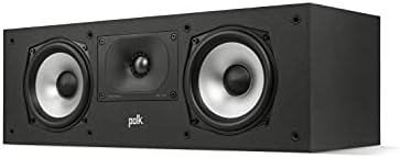Polk Monitor XT30 Palestrante do canal central compacto - Certificado em áudio de alta resolução, Dolby Atmos & DTS: X Compatível,