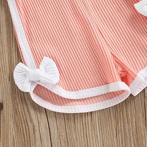 Duanyozu Quarto 4 de julho Toddler Roupa de meninas de menina camisas de halter shorts macacões de macacão