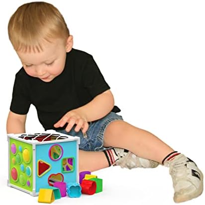A Jornada de Aprendizagem: Pop & Discover Activity Cube - Fun Montessori Early Educational - Toy Sensorial para Crianças