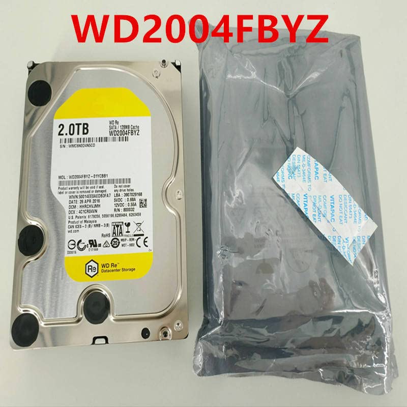 Midty HDD para 2TB 3,5 SATA 6 GB/S 128MB 7200RPM para HDD interno para HDD para desktop para WD2004fbyz