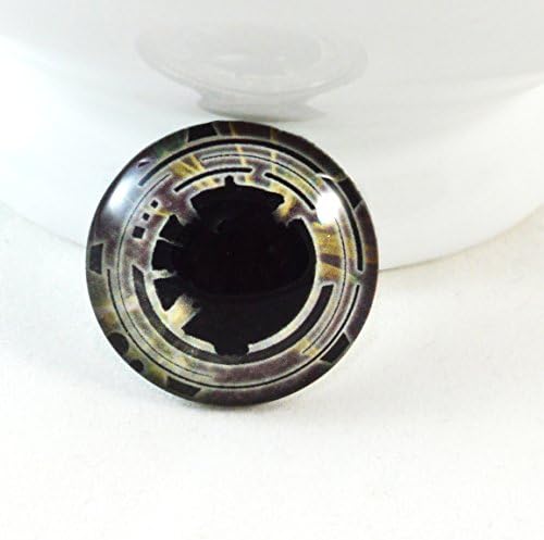 Tecnologia marrom de olho de vidro de 30 mm
