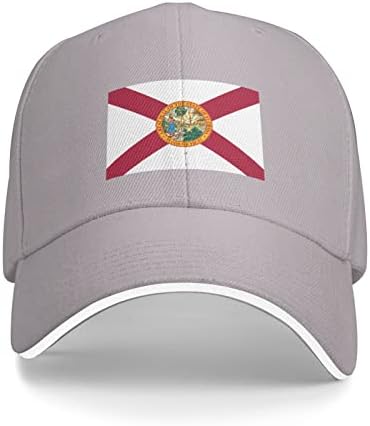 Liiches Bandeira da Florida Baseball Cap Men and Women Outdoor Sports Duck Tongue Hat Casquette Ajustável