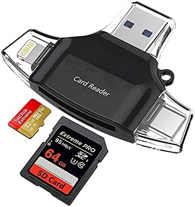 BOXWAVE SMART GADGET Compatível com MSI GV15 - AllReader SD Card Reader, MicroSD Card Reader SD Compact USB para MSI GV15