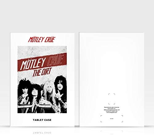 Projetos de capa principal licenciados oficialmente Motley Crue Allister Fiend Tours Soft Gel Case compatível com Apple iPad