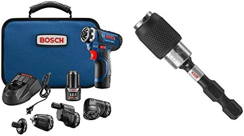 Bosch GSR12V-140FCB22 Kit de fenda elétrica sem fio 12V-5 em 1 conjunto de perfuração de energia de várias cabeças e ITBHQC201