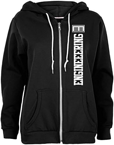 Old Glory Engineering Major Engineer Science Team Womens Full Zip Hoodie