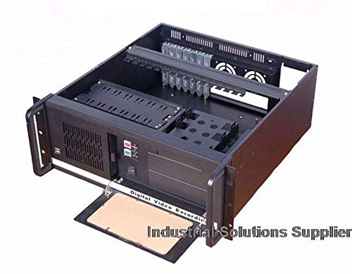 Fevas New 4U Server Case de computador preto Espessura anti-raça