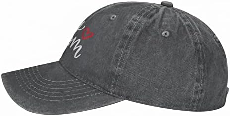 Waldeal feminino Mãe Mom Mãe Baseball Cap angustiado Denim Pai chapéu para mamãe