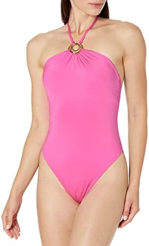 Sunshine 79 Mulheres Padrão High Neck One Piece Swimsuit