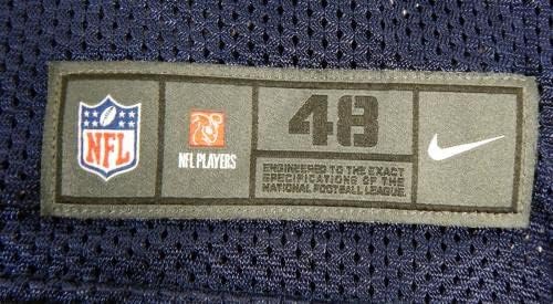 2018 Dallas Cowboys Charvarius Ward 40 Jogo emitido Navy Practice Jersey DP18973 - Jerseys não assinados da NFL usada