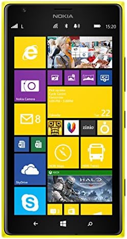 Nokia Lumia 1520 16GB Desbloqueado GSM 4G LTE Windows 8 Smartphone com Carl Zeiss Optics 20MP Câmera - Amarelo