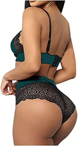 Terno de lingerie para mulheres Sexy 2 peças Balette e calcinha