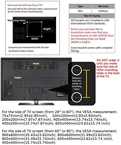 CK Global de baixo perfil TV TV Montar suporte de parede com nível de espírito integrado para Samsung TV UN55ES8000FXZA UN55B8000