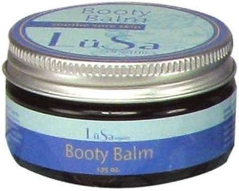 LUSA Organics Booty Balm - Todos os ingredientes orgânicos naturais acalmam o fundo do bebê dolorido, incluindo fraldas, cortes,