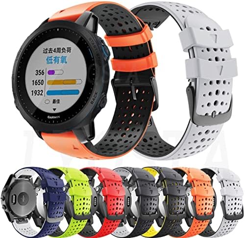 FORFC 22mm WatchBand para Garmin Forerunner 945 935 Fenix ​​5 5Plus Fenix ​​6 Pro Silicone Smart Watch Band Redunda Pulseira Correia