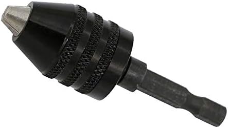 Fauuche Chuck 1/4 de polegada HEX HAISK sem chave Chuck Conversor de adaptador de mudança rápida 0,3-6,5mm Ferramentas rotativas