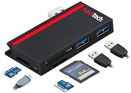 Navitech 2 em 1 laptop/tablet USB 3.0/2.0 Adaptador de hub/micro USB Entrada com SD/Micro SD Reader compatível com Lenovo Yoga