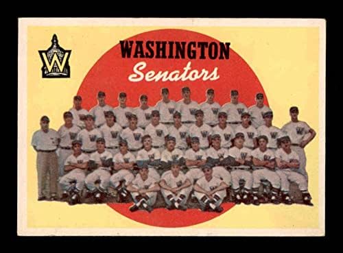 397 Senadores de Washington CL - 1959 Topps Baseball Cards classificados NM - Baseball cortou cartões vintage autografados