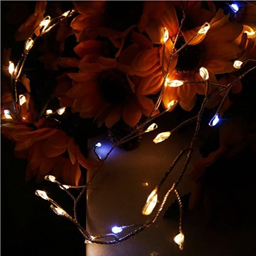 Luzes de cordas estreladas de fada para decoração interna/casa/casamento/páscoa/lâmpada de parede, cordas de prata de firefly com