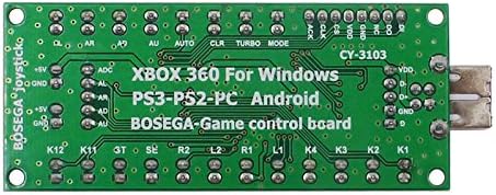 SJ@JX Arcade USB Encoder PC PS3 Android PS3 Power Power 5V Zero Atraso Arcade Joystick Android Encoder