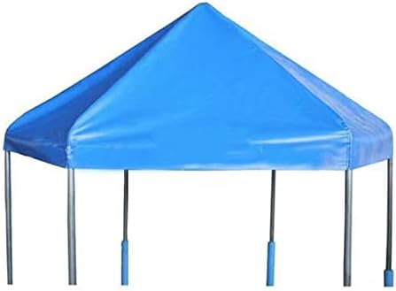 Canopy de trampolim, capa de tampolim de 8 pés de trampolim com suporte superior, acessórios de trampolins à prova de