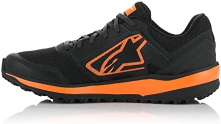 Alpinestars Sapato de Meta Trail masculino, preto/laranja, 10