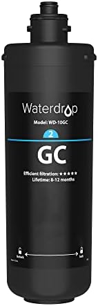 TRAGRO DE ÁGUA TSA 3 estágios sob filtro de água da pia e Waterdrop WD-10pp e WD-10GC sob filtro de água da pia, substituição