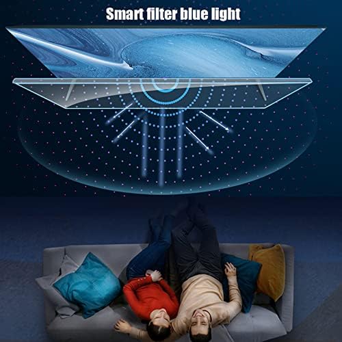 Anti-Glare/Anti Anti prejudicial Luz azul/Anti-arranhão Filtro de protetor TV Filtro de proteção ocular ultra-claro, para 32-75