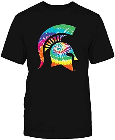 FanPrint Michigan State Spartans T-Shirt-Tie-Dye Color Logo