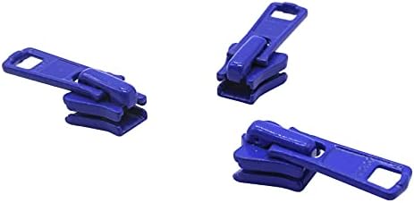 Kit de reparo de zíper - 3 YKK Vislon Sliders - Cor: Royal Blue 918-3 Sliders por pacote - fabricado nos Estados Unidos