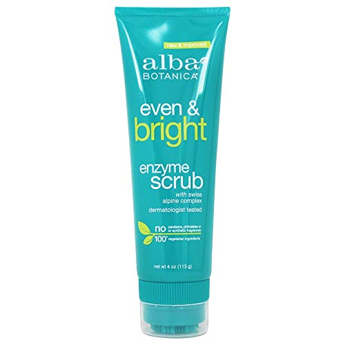 Esbacho facial alba Botanica, enzima de algas marinhas, 4 oz