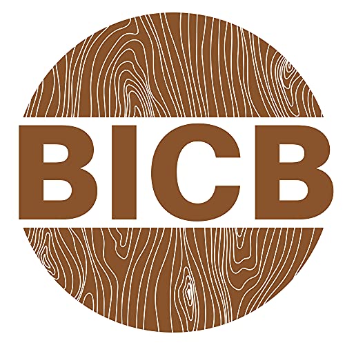 BicB pinos de dowel de forno de madeira canelada, 1/4 x 1 1/2- 100 peças, feitas de madeira de faia