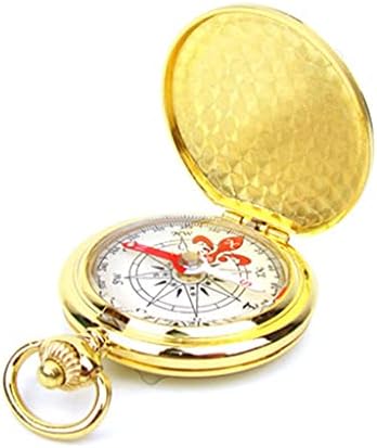 GGRBH Pocket Watch Flip Compass portátil de navegação bússola luminosa no chaveiro do carro de navegação escuro