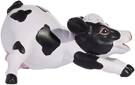 Gnz Super Cute Yoga 4,5 polegadas Polyresin Farm Cows em escolha de Positionon