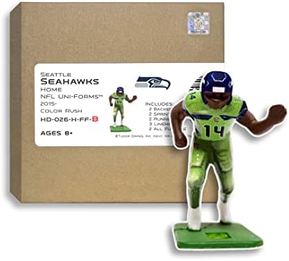 Tudor Games Seattle Seahawks NFL Home Uni-Forms, 11 jogador Kit de ação, Color Rush 2015-
