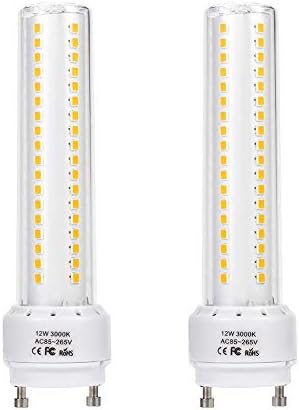 LEGELITE 2 PACK GU24 LED BULS 12W 1200 Lumen 85-265V AC 3000K Warm White