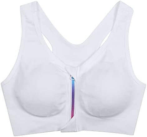 Florata Front Front Sports Bra Free sem cirurgia pós -cirurgia Racerback Yoga Bras