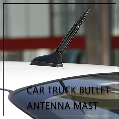 Mastro de antena de bala de caminhão de carro, mastro de antena de bala de veículo, acessórios para picapes pesados, substituição