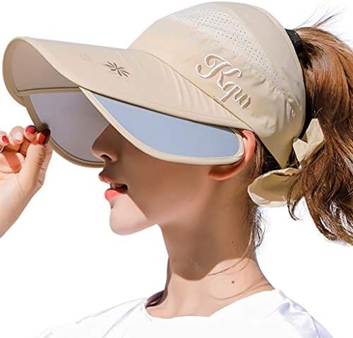 Mulheres Summer Sunshade Baseball Caps com rabo de cavalo backless tie hornetail visors Caps sólidos oco