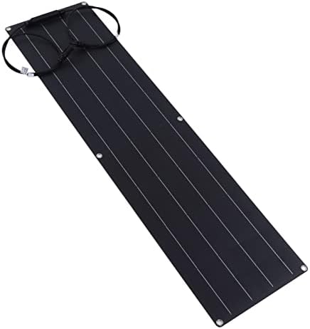 Jeanoko Mono Solar Painel, carregador de painel solar portátil 50W Pet Safe High Temperation Resistente para casa
