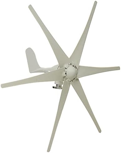 QAZNHODDS HOME Use turbina eólica de alta eficiência 8000W 12V 24V 48V 6 Blades Horizontal Windmill Energy Pequeno gerador de turbinas