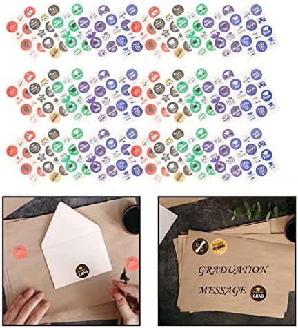 250pcs Envelope Favory Bolo adesivo Selando etiqueta de desenho animado Tags de classes de classe DIY Rótulos de incentivo