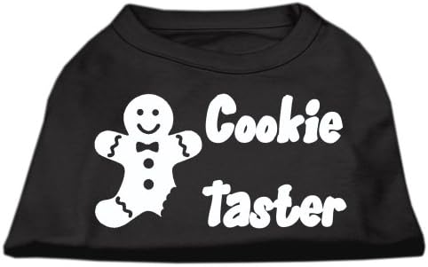 Camisas de impressão de tela de comprovante de biscoitos xl preto xl