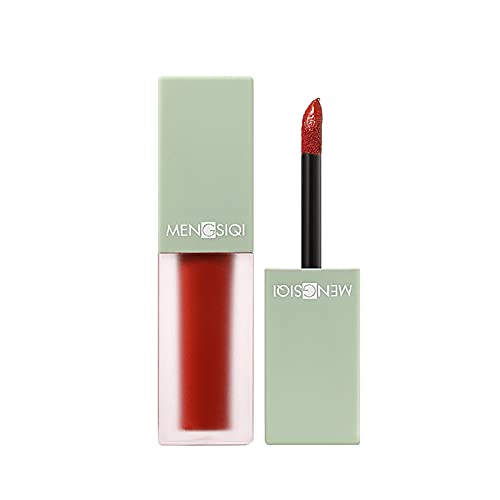 Velvet Lip Glaze Lipstick Matte, delicado, liso, não secagem e cor duradoura