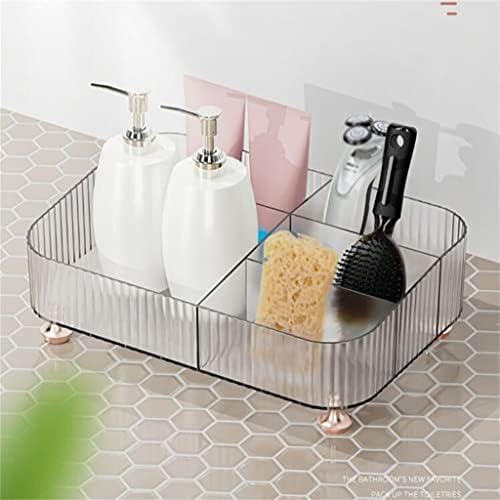 Chunyu Grid acabar a caixa de armazenamento para mesa de mesa de mesa de banheiro bancada bancada de bancada Cosméticos Rack de armazenamento