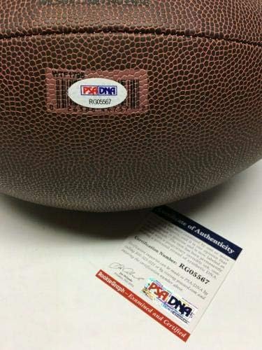 Amara Darboh assinou Wilson NFL Super Grip Football Gohawks PSA RG05567 - Bolinhos autografados