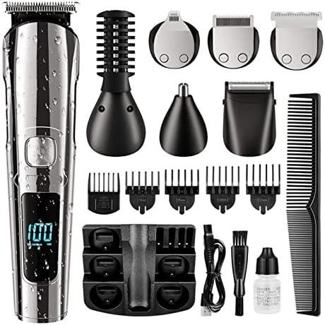 Máquina de corte de cabelo wpyyi aparador multifuncional do cortador de cabelo para homens, aparador de barba barba barba Clippers