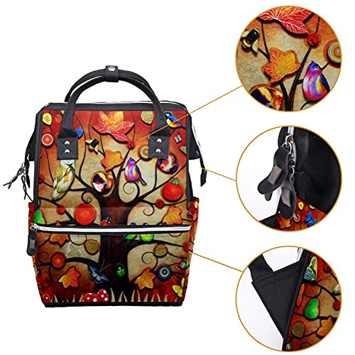 Bolsas de fraldas de árvores mágicas Modinha Mummy Backpack de grande capacidade Bolsa de enfermagem Bolsa de viagem para cuidados