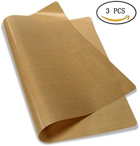 3PCS PTFE Folha de tecido de 5mil Espessura para a impressão de sublimação 16 x 20 PTFE Press